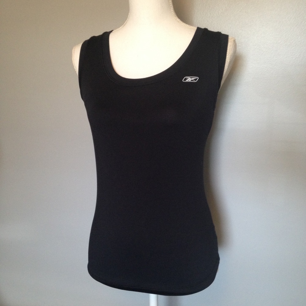 Reebok Playdry Black Tank Top Size Medium